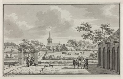 Il villaggio di Ulrum visto dalla borgata Asinga da Jan Bulthuis